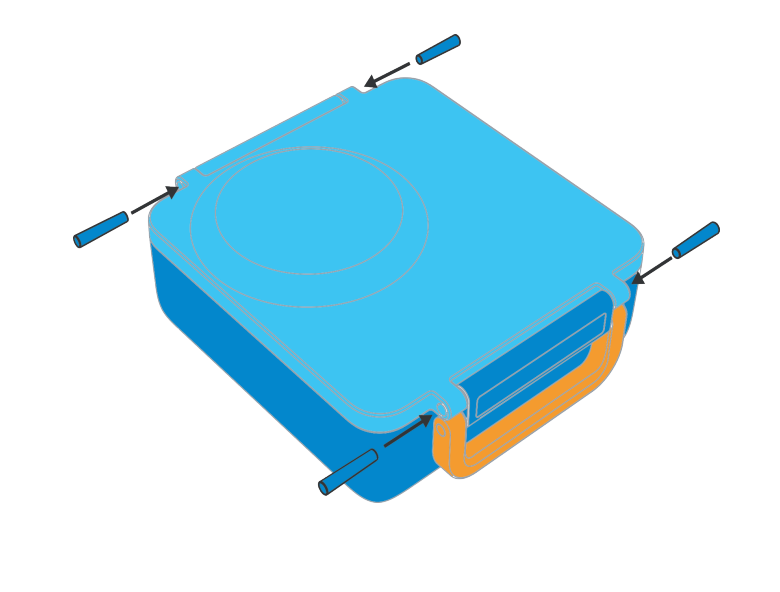 OmiieLife OmieBox Latch and Hinge Pin (1 pin)