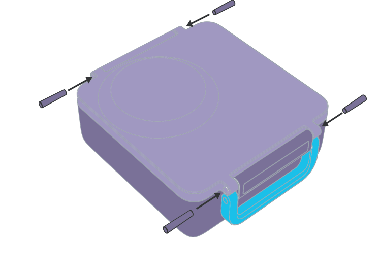 OmiieLife OmieBox Latch and Hinge Pin (1 pin) - Image 3