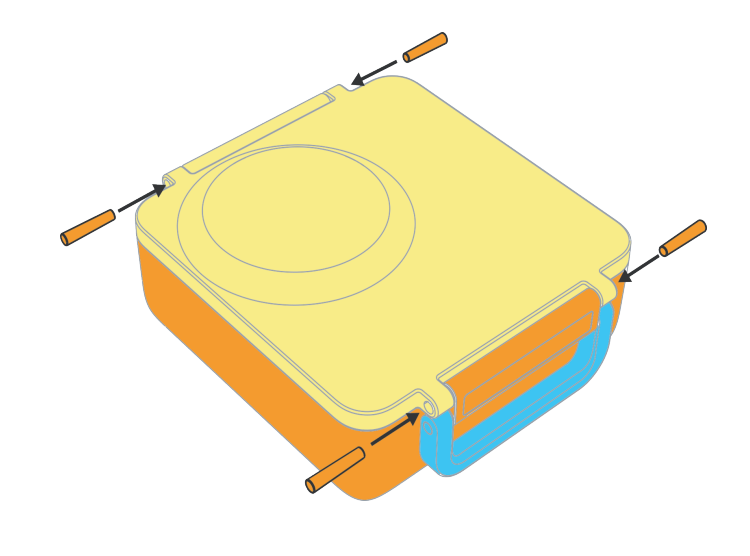 OmiieLife OmieBox Latch and Hinge Pin (1 pin) - Image 4
