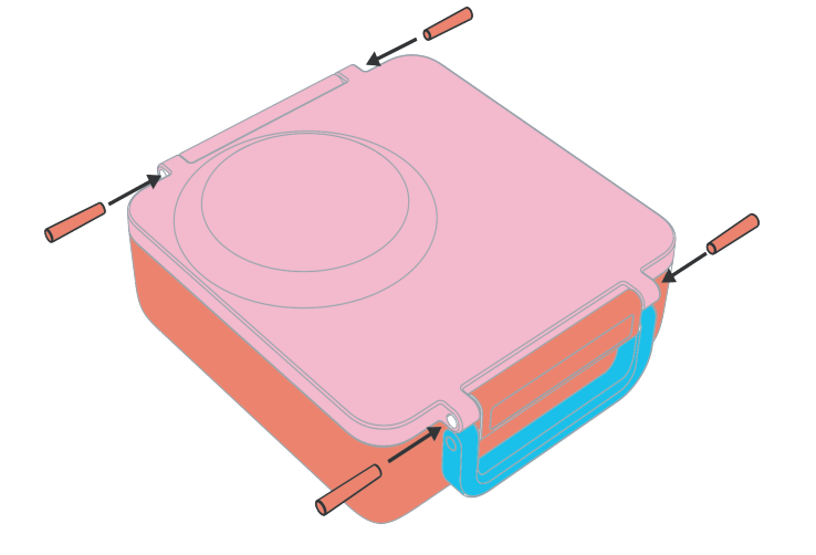 OmiieLife OmieBox Latch and Hinge Pin (1 pin) - Image 6